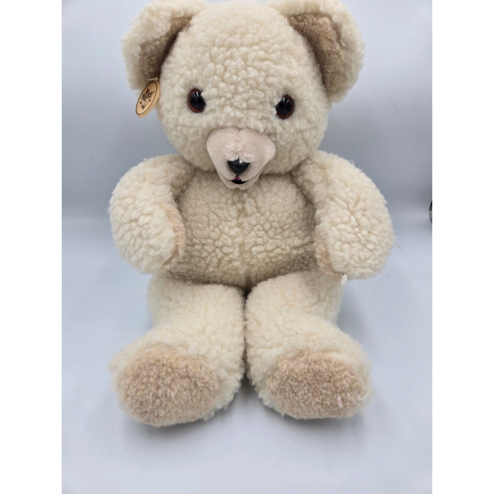 Vintage 1986 Snuggle Bear Plush Russ Berrie Lever Brothers Cream Teddy Bear 3146